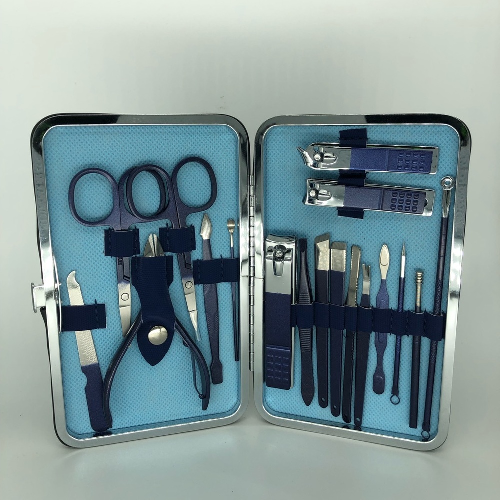 18 pcs Manicure Pedicure Nail Clipper Stainless Steel Set